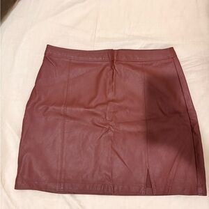 Abercrombie & Fitch Mini Skirt in Deep Brown